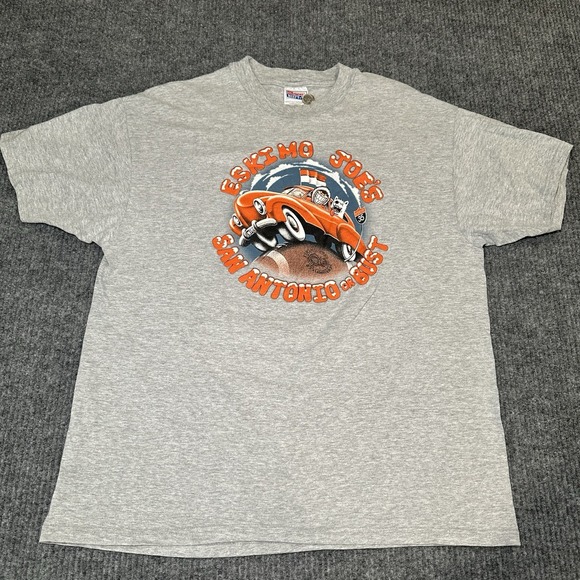 Vintage 1997 Eskimo Joes Oklahoma‎ State University "Let's Go Bowling" Size XL - Picture 2 of 6